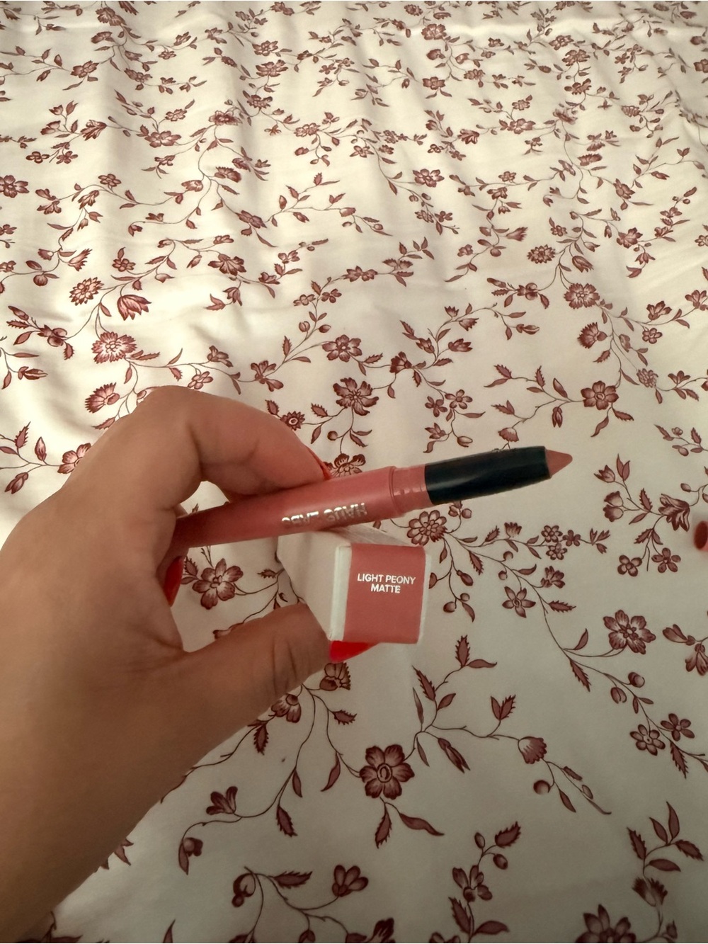 Haus Labs Light Peony Matte Lip Crayon - Nude Pink